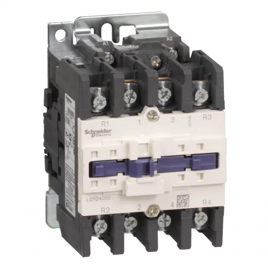 Stycznik 4 bieguny I=60A AC-1, styki 2 NO+2 NC, napięcie cewki 220 V AC LC1D40008M5