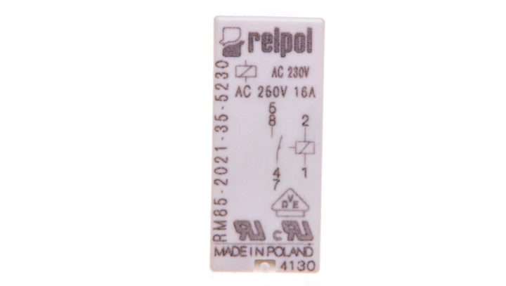 Przekaźnik miniaturowy 1Z 16A 230V AC PCB AgNi RM85-2021-35-5230 651384