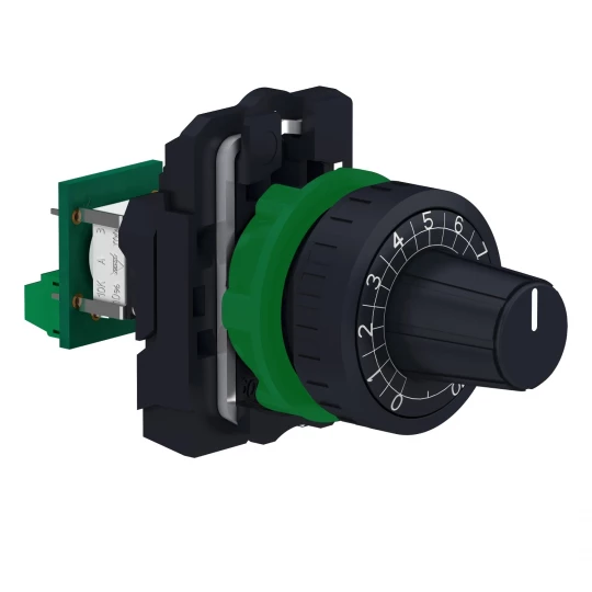 Potencjometr 1kOhm 1W 22mm plastikowy IP69K XB5BD912R1K