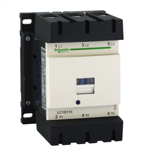 Stycznik mocy I= 115A AC-3, styki pom. 1NC+1NO, nap. cewki 380 V AC LC1D115Q7