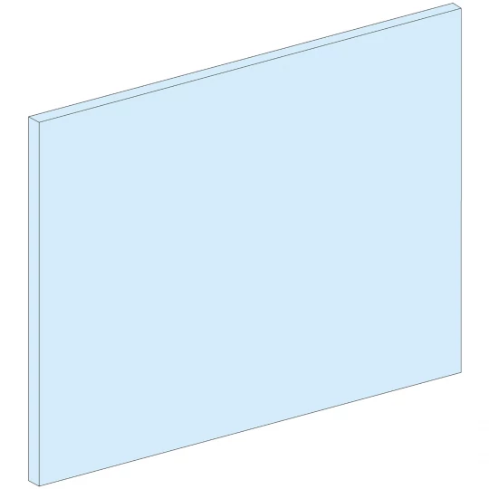 Prisma Plus G Zaślepka modułowa 46x1000mm biała LVS03220