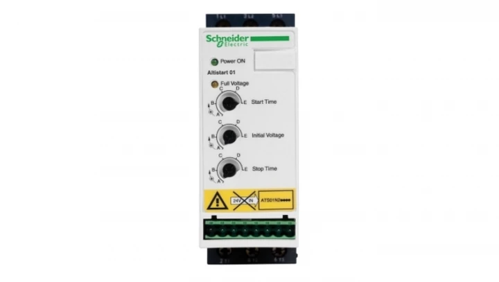 Układ łagodnego rozruchu ATS01 3-fazowe 460/480VAC 50/60Hz 5.5kW 12A IP20 ATS01N212RT