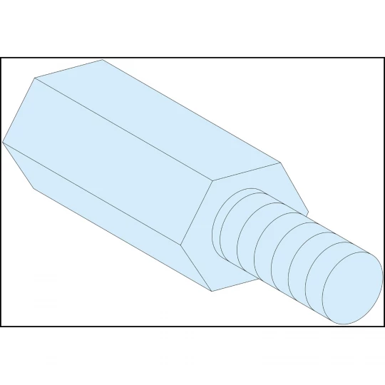 Prisma Plus - system G i P, przekładki sześciokątne, M5, wysokość 23mm LVS03186