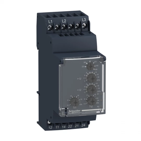 Przekaźnik kontroli napięcia RM35-U, zakres 194...528 V AC RM35UB330