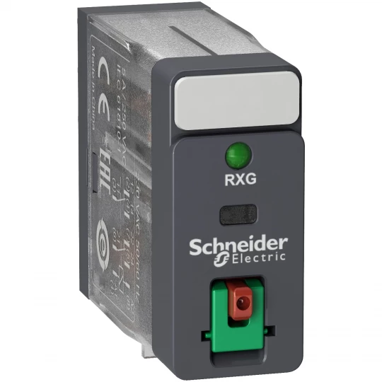 Przekaźnik interfejsowy z przyciskiem test LED 230VAC 5A 2c/o RXG22P7