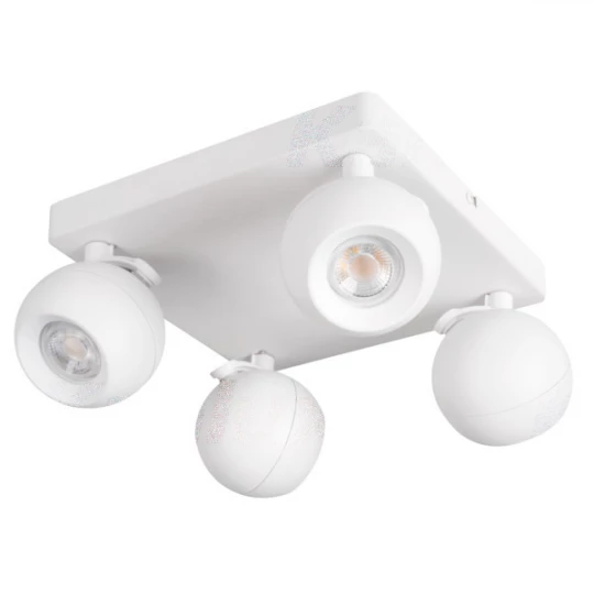 Oprawa ścienno-sufitowa PAR16 GU10 4 x 35W GALOBA EL-4O W biały 33678