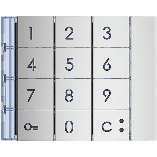 Axolute plakietka modułowa klawiatury aluminium 353001
