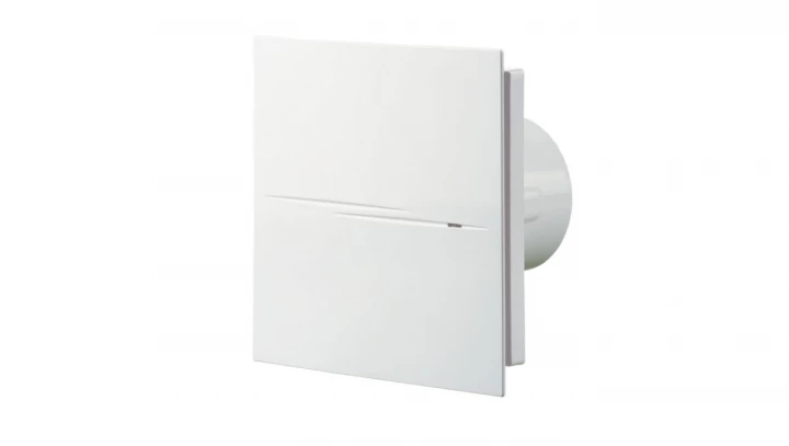 Wentylator osiowy 100 mm standard cichy z frontem aluminium, wył.czasowym 100QUIETSTYLEAT