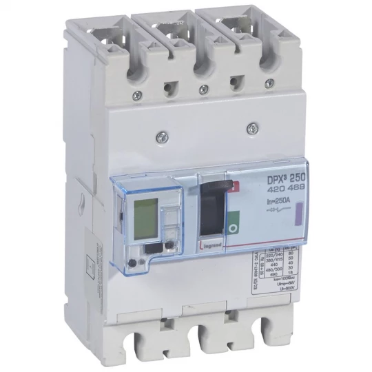Wyłącznik mocy 250A 3P 50kA DPX3 250 EL+P 420469