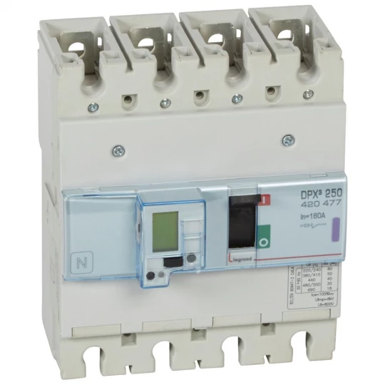 Wyłącznik mocy 160A 4P 50kA DPX3 250 EL+P 420477