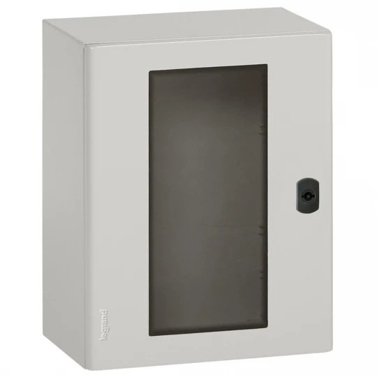 Obudowa metalowa z oknem ATLANTIC 600x400x250 IP66 z płytą 036936