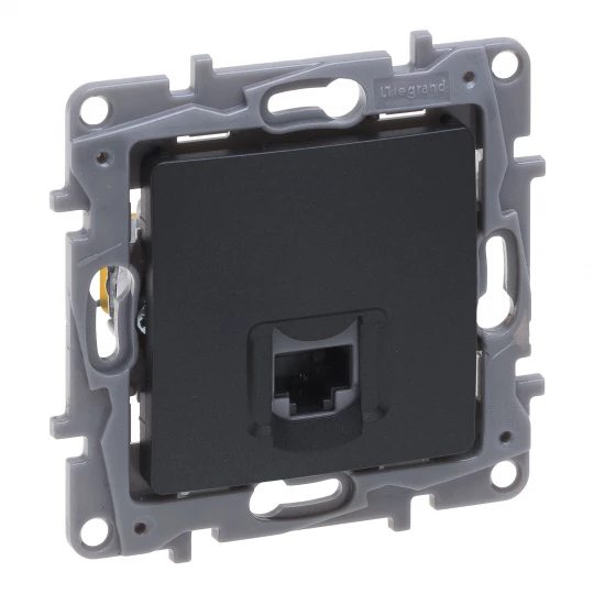 Niloe Selection Gniazdo RJ45 kat. 5 utp antracyt 762271