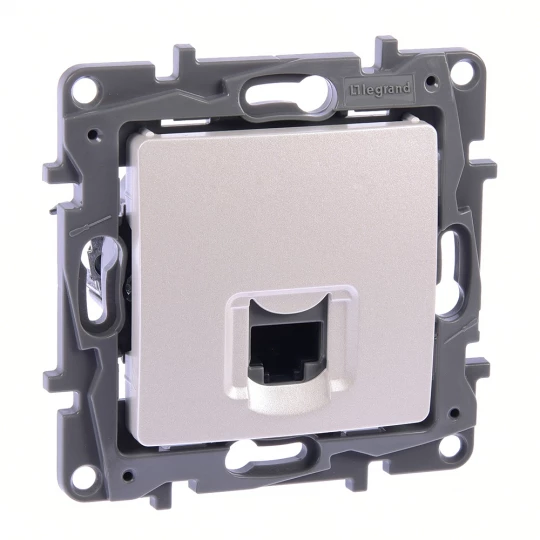 Niloe Selection Gniazdo RJ45 kat. 5 utp perła 762471