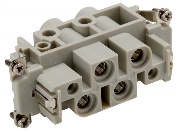 Wkład złącza 4P+PE męski EPIC Power K4/0 SS 44424041