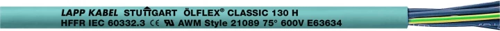 Przewód OLFLEX CLASSIC 130 H 4X0,75 1123036 /bębnowy/