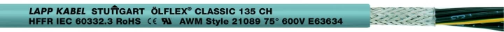 Przewód sterowniczy bezhalogenowy OLFLEX CLASSIC 135 CH 3x1,5 1123308 /bębnowy/