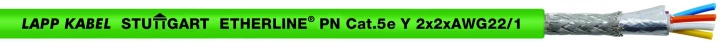 Przewód teleinformatyczny ETHERLINE Y FC UL/CSA kat.5 2x2xAWG22 2170893 /bębnowy/