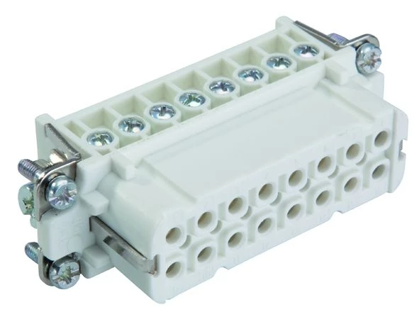 Wkład złącza 16P+PE żeński 16A 250V EPIC H-A 16 BS 10533000
