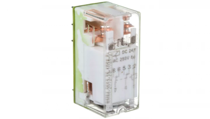 Przekaźnik miniaturowy 2P 8A 24V DC PCB AgNi RM84-2012-25-1024-01 859619