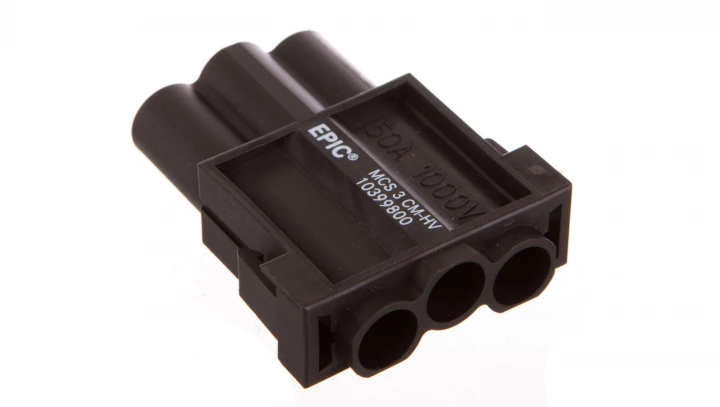 Moduł wysokonapięciowy 3-stykowy EPIC MCS 3 CM-HV 1000V 50A męski 10399800