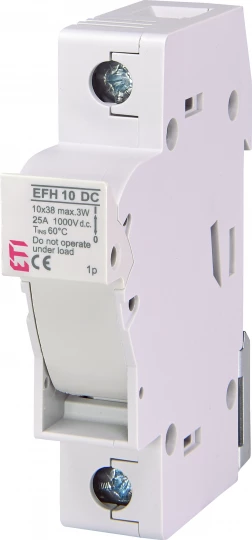 Rozłącznik bezpiecznikowy cylindryczny 1P 25A 1000V DC 10x38mm EFH 10 DC 002540201