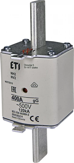 Wkładka bezpiecznikowa KOMBI NH2 400A gG/gL 500V WT-2 004185224