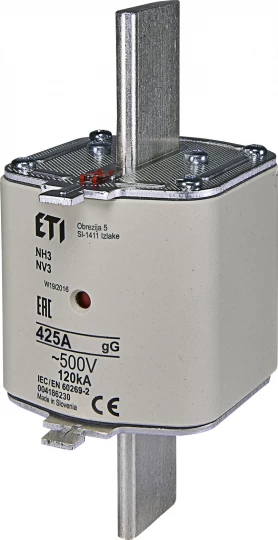 Wkładka bezpiecznikowa KOMBI NH3 400A gG 690V WT-3 004186329
