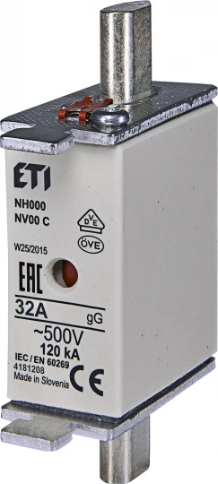 Wkładka bezpiecznikowa KOMBI NH00C 32A gG/gL 500V WT-00C 004181208