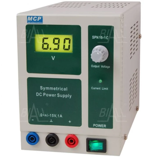 Zasilacz lab symetryczny SPN15-1C DC +15V-15V/1A  MCP