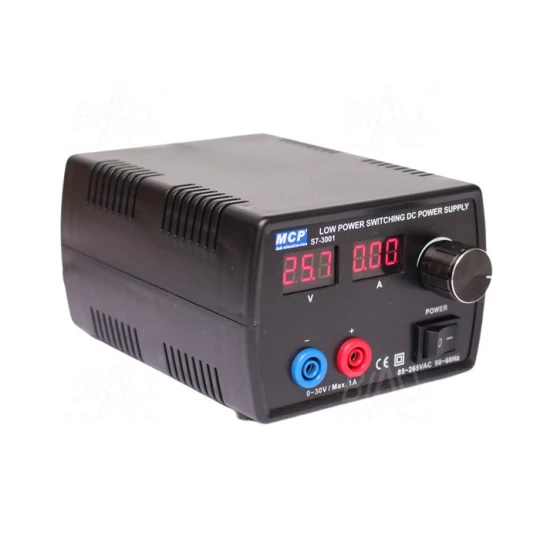 Zasilacz laboratoryjny S7-3001 DC 0-30V/1A MCP