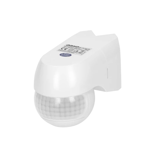 Czujnik ruchu 220st. 1200W, IP44, 3 rodzaje montażu (biały) OR-CR-262/W