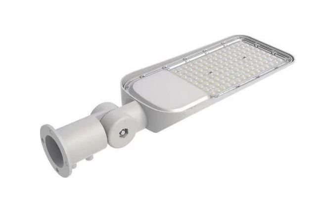 Oprawa Uliczna LED 50W 5000lm 6500K regulowany uchwyt sensor zmierzchu Diody SAMSUNG IP65 Szara 5 Lat Gwarancji 20433