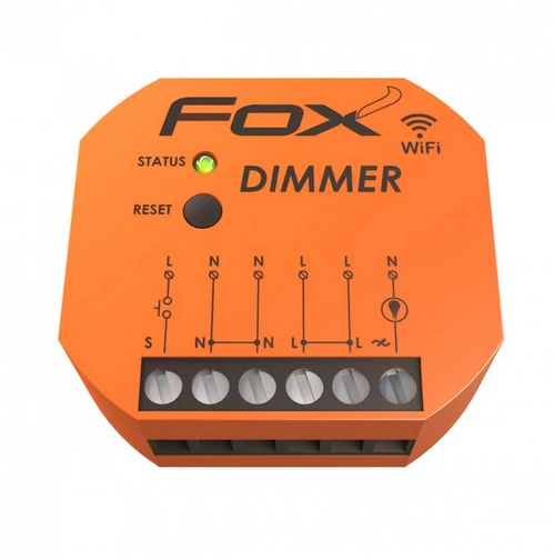FOX Ściemniacz Wi-Fi do LED i oświetlenia zwykłego 230V Dimmer Wi-DIM1S1-P