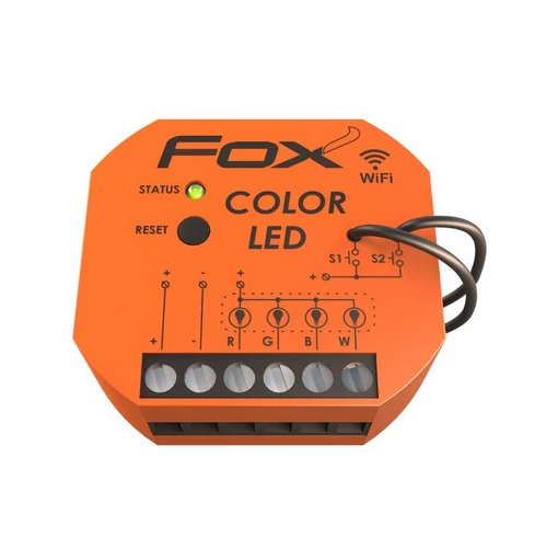 FOX Sterownik LED RGBW Wi-Fi 12/24V DC Color LED Wi-RGBW-P