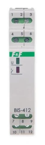 Przekaźnik bistabilny 1P 16A 230V AC grupowy z pamięcią Inrush 160A/20ms BIS-412iM