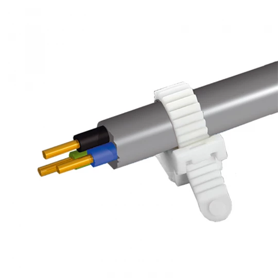 Uchwyt paskowy UP-22 9x22mm biały 12.1 (op.100szt.)