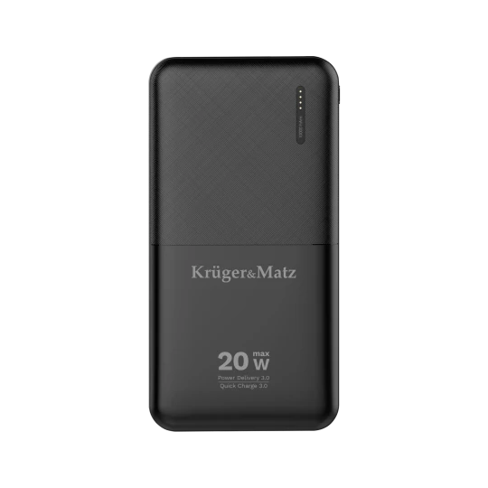 POWER BANK Kruger&Matz 10000 mAh Li-pol z funkcją QC oraz PD