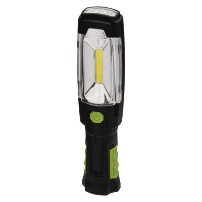 Latarka akumulatorowa LED 3W 280lm LI-ion 3,7V 2,5Ah /zasilacz + ładowarka samochodowa/ P4518