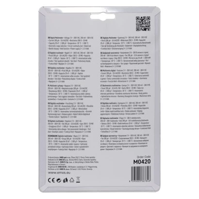 Multimetr cyfrowy EM420B M0420