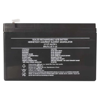 Akumulator ołowiowe AGM 12V 9Ah F6,3 B9675