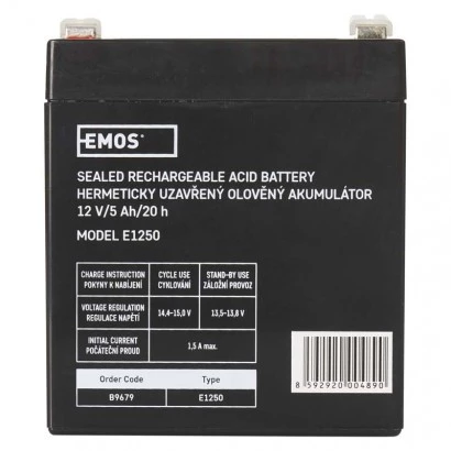 Akumulator ołowiowy AGM 12V 5Ah XTREME 82-220 B9679