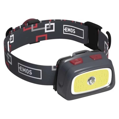 Latarka czołowa LED 330lm COB+CREE 3×AAA P3531