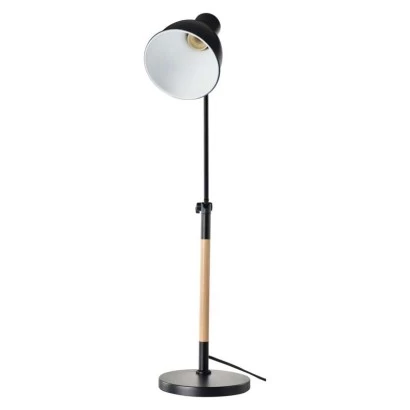 Lampa biurkowa E27 WINSTON 60 cm czarna Z7605