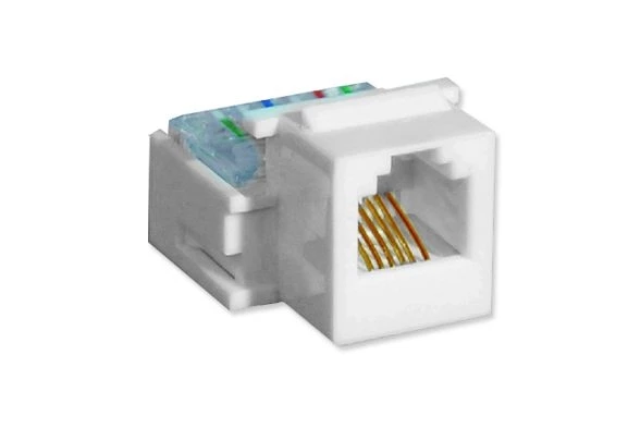 DC/FA-356A-6  Gniazdo RJ12 kat.3 keystone biały