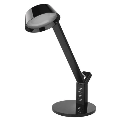 Lampa biurkowa LED SIMON, czarna