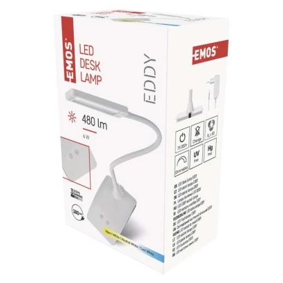 Lampa biurkowa LED EDDY biała WW/NW/CW Z7599W