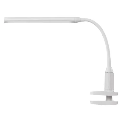 Lampa biurkowa LED JASMINE biała klips Z7595