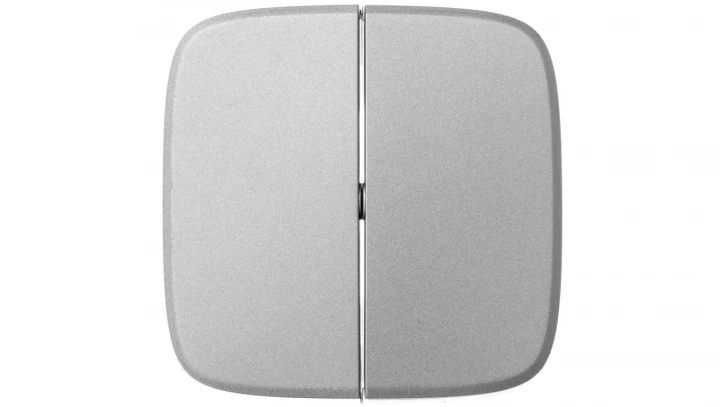 VALENA ALLURE Klawisz przycisku no/nc cięgnowy aluminium 755027