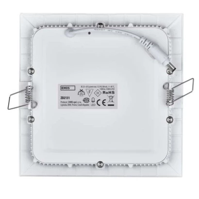 Oprawa downlight LED PANEL S 12W 720lm 3000K 170x170 ZD2131