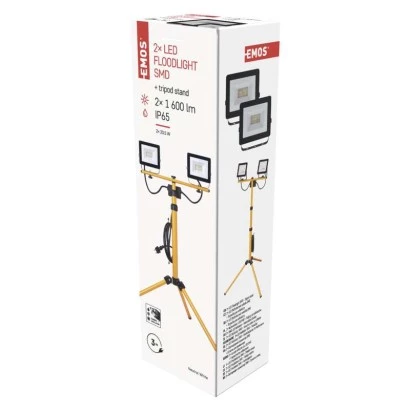 Projektor na statywie LED HOBBY SLIM 2x20W 3200lm IP65 ZS2221.2